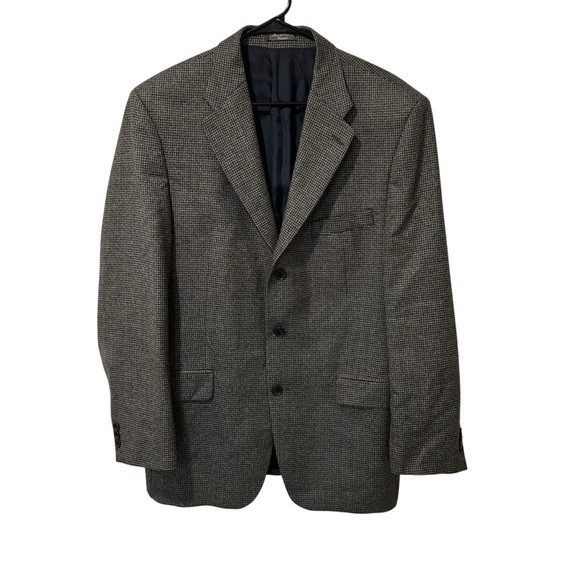 Elegant Charcoal Men's Blazer Portfolio Studio Size 42R
100% lambswool - Picture 1 of 10